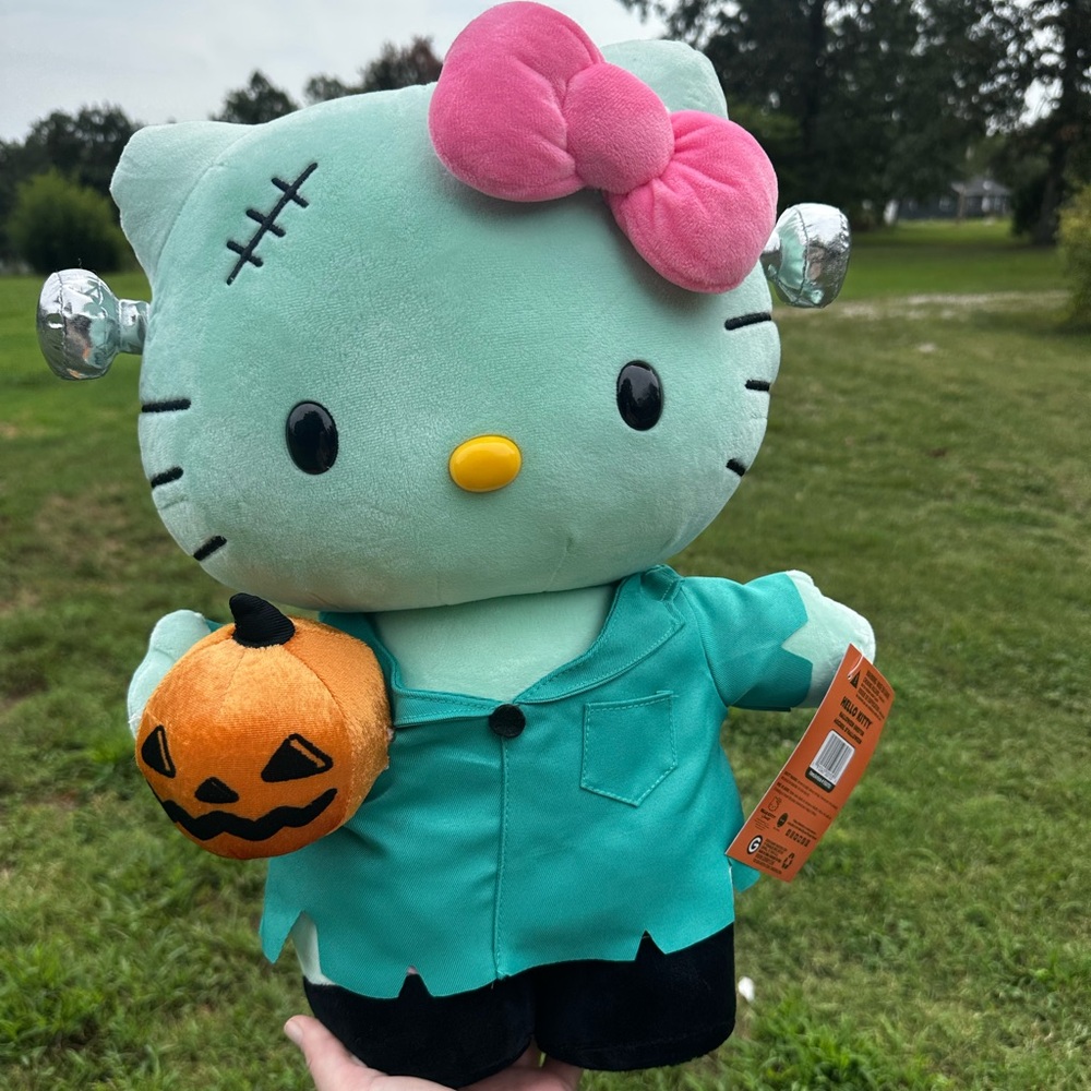 Halloween Frankenstein Hello Kitty Greeter NWT viral